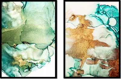 Obrázek produktu pro BILDPOSTER V RÁMU 53x73cm diptych se 2 obrazy mramorové barvy P1916
