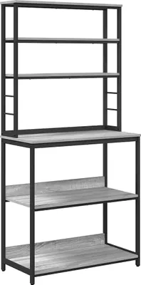 Obrázek produktu pro vidaXL Kuchyňská polička, 5 úrovní, 80 x 40 x 168 cm, dřevotřísková deska, barva Sonoma