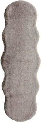 Obrázek produktu pro Umělá kožešina Romance Shape hnědá 55x160 cm
