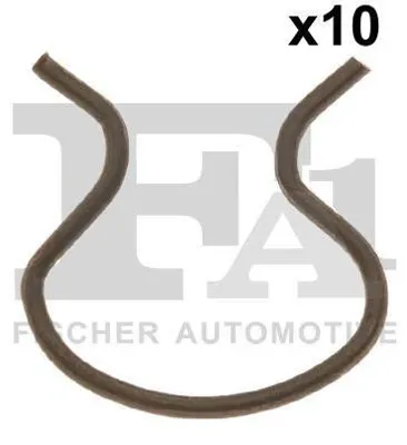 Produktbild von 10x FA1 Clip Zier- / Schutzleiste 12-40025.10 für OPEL ZAFIRA B (A05) 17mm