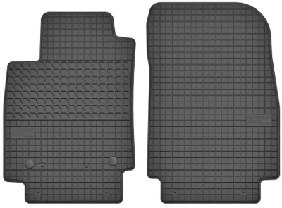 Produktbild von Gummi-Fußmatten vorne für Renault Captur 2013-2019 (SUV) – 2-tlg, Schwarz, passgenau