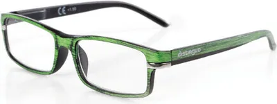 Obrázek produktu pro Lesebrille Distinguo Caravaggio, zelená a černá, s ohebnými nožičkami, včetně pouzdra