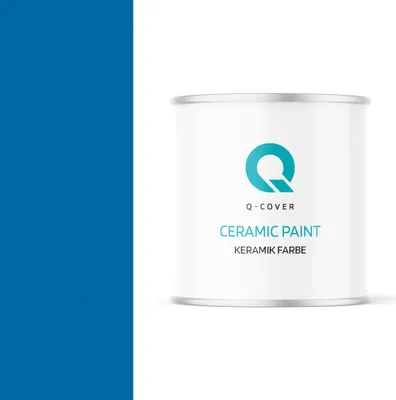 Produktbild von Keramik Farbe | Dunkelblau 2 L | Wandfarbe | Innenfarbe | Abwaschbar | Klasse 1 Mattfarbe Deckenfarbe Scheuerfest Küche