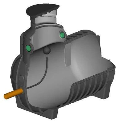 Produktbild von Retentionszisterne 1200 Liter + 800 Liter AQUA-STORM-DUO 1"