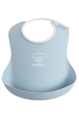 Produktbild von BabyBjörn Lätzchen (6 Farben) Blass Blau