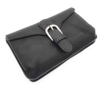 Produktbild von Hill Burry echt Leder Gürteltasche Bikertasche Hüfttasche Bauchtasche schwarz
