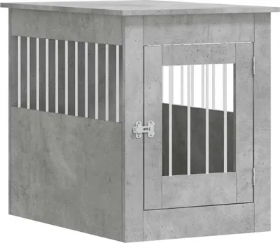 Obrázek produktu pro vidaXL Klec pro psy ve stylu nábytku betonově šedá 55x80x68 cm materiál na bázi dřeva