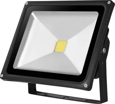 Produktbild von Greenmigo 50W Fluter Strahler Kaltweiß Schwarz Aluminium Gehäuse IP65 Wasserdicht LED Lampe Wandleuchter Flulicht Flutbeleuchtung LED Gartenlampe Außenstahler