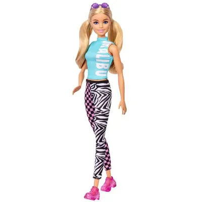 Obrázek produktu pro Barbie modelka Malibu top a legíny panenka 158 GRB50