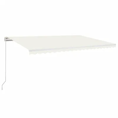 Obrázek produktu pro vidaXL Markýza ručně zatahovací 500x300 cm krémová
