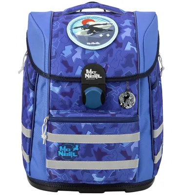 Produktbild von McNeill Schulranzen Biggy Schoolbag Set 5-teilig Puzzle blau