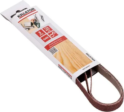 Obrázok produktu pre sada 3 brúsnych pásov G40 Zrnitosť - G40