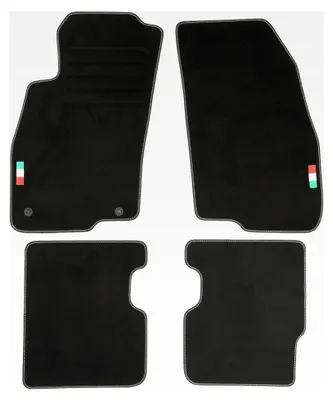 Produktbild von CARMAT Fußmatten mit Logo für Fiat Punto EVO