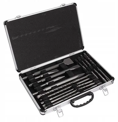 Produktbild von XL-Tools SDS-Plus 17-teiliges Bohr- und Meißel-Set mit ALU-Koffer