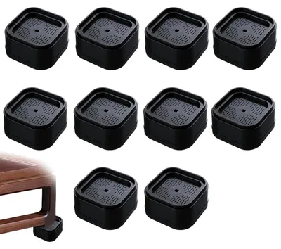 Obrázek produktu pro 10 kusů podložek pod nábytek, výška 3,5 cm, s protiskluzovou úpravou