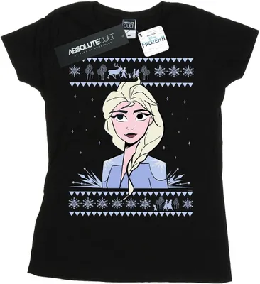Produktbild von Disney - "Frozen 2" T-Shirt für Damen BI21839 (M) (Schwarz)