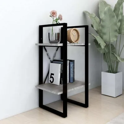 Produktbild von "2026 Aktion"Bücherregal - CLORIS - Standregal - Robust und langlebig - 2 Fächer Grau Sonoma 40x30x70 cm Holzwerkstoff - DEMöbel2663638