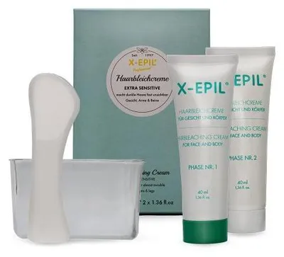 Zdjęcie produktu dla X-Epil krem rozjaśniający do włosów 2X40 ml