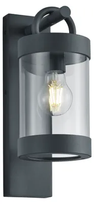 Zdjęcie produktu dla Lampa elewacyjna kinkiet zewnętrzny SAMBESI - CZUJNIK ZMIERZCHU antracyt Trio 204160142