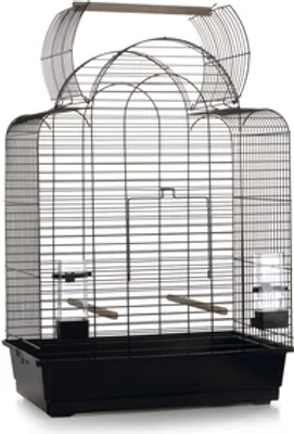 Produktbild von Beeztees Sonia offen - Vogelkäfig - schwarz - groß - 54x34x74 cm