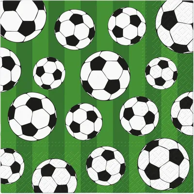 Produktbild von Servietten 33x33 cm - Soccer ball