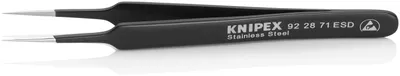 Produktbild von Knipex Präzisionspinzette Länge 110mm nadelfein ESD - 92 28 71 ESD