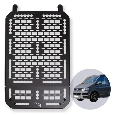 Obrázok produktu pre 040 Parts single Molle Board for VW T5 T6 T6.1 California - univerzálny držiak na zariadenie a ďalší úložný priestor na dobrodružstvo, kempovanie a použitie v prírode