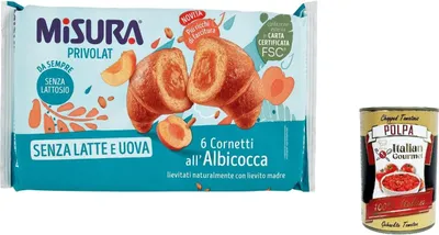 Produktbild von Misura 8002590076801, Croissant, Schokolade, 393 kcal, 1650 kJ, 5,9 g, 57 g