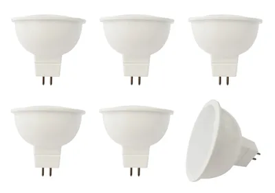 Produktbild von 6x LED Reflektor MR16 GU5.3 Leuchtmittel 4W 4 Watt ersetzt 20 Watt 280 Lumen 6500 K