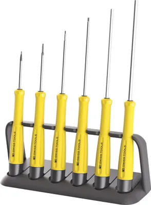 Image de PB Swiss Tools Jeu de tournevis électroniques hexagonaux ESD, 6 pièces