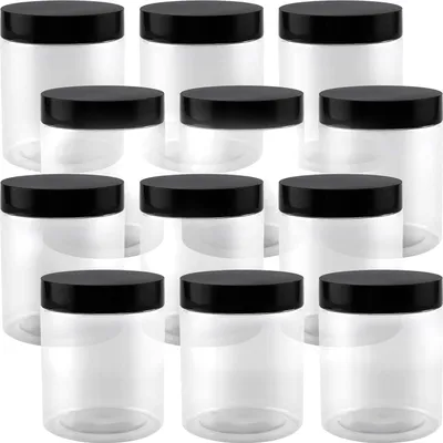 Produktbild von Transparente Kunststoff-Vorratsdosen - BPA-frei - 12 Stück - 250 ml