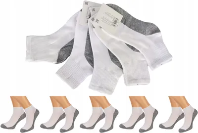 Produktbild von Pofantazjujmy Stopki Herren Baumwolle Premium 5er-Pack Weiß