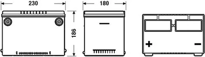 Image de Exide batterie de démarrage 12V 60Ah Eb558