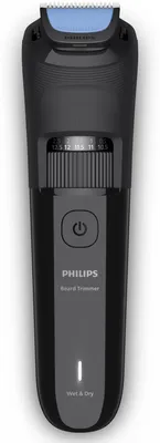 Obrázek produktu pro Philips Beard Trimmer 3000 Series BT3620/15 Zastřihovač vousů se zaoblenými čepelemi, Bez údržby - není třeba olejovat, Nabíjecí baterie, Samoostřící válečky, Černá barva