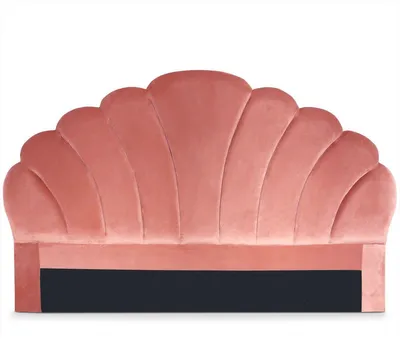 Image de MENZZO Tête de lit Mermaid 180 cm Velours Rose