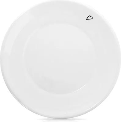 Obrázek produktu pro Malý keramický talířek bílý HEART 12 cm