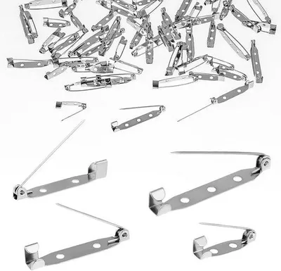Productafbeelding van Famanu set van 50 brochespelden - Veiligheidsspelden voor sieraden en knutselen - Diverse maten (20/25/32/38 mm)