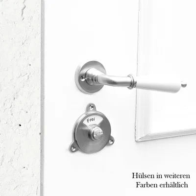 Produktbild von Drückergarnitur für WC Türen | Nickel matt