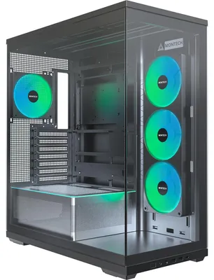 Immagine prodotto di Montech TG3 Black, case a torre, (vetro temperato x 2)