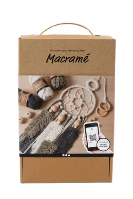 Immagine prodotto di Kit macramè Creativ Company per acchiappasogni con video