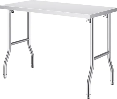 Produktbild von Arbeitstisch Küche, 1220 x 610 x 850 mm Arbeitstisch Gastro Edelstahl Zubereitungstisch Gewerbe Küchentisch