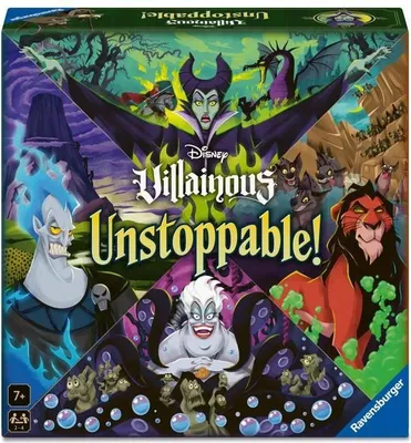 Immagine prodotto di Disney Villainous Unstoppable, gioco di strategia, da 2 a 4 giocatori, dai 7 anni in su, Ravensburger