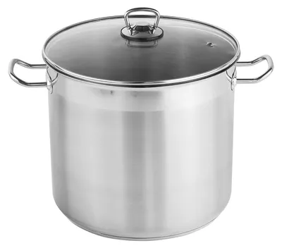 Obrázok produktu pre HI 22056 Hrniec na varenie z nehrdzavejúcej ocele Univerzálny hrniec so sklenenou pokrievkou 20 l