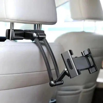 Produktbild von Aluminiumhouder für Auto, verstellbar, für Smartphone & Tablet, für iPad, Mini & Nintendo Switch