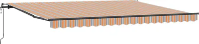 Obrázok produktu pre Zatemniteľná markíza Viacfarebný 450 × 300 cm Tkanina a hliník