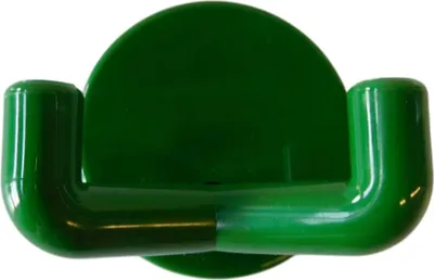 Immagine prodotto di 10 ganci da parete, verde a 2 pieghe