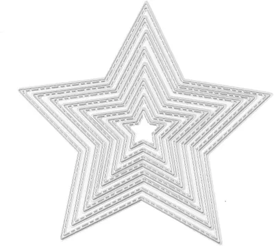 Imagen del producto de Juego de troqueles, 8 piezas, 12 x 11,7 cm, plantillas de corte para scrapbooking