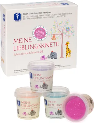 Image de Feuchtmann Pâte à modelerGlitter - Set de jeu créatif pour enfants