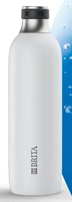 Obrázok produktu pre BRITA sodaTRIO 1 l biela fľaša na sýtenie oxidom uhličitým