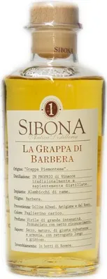 Produktbild von Sibona La Grappa di Barbera Piemont Italien | 40 % vol | 0,5 l